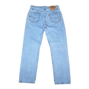 Vintage Levi's Jeans Men's 32x31 505 Regular Fit Straight Leg Light Wash Denim